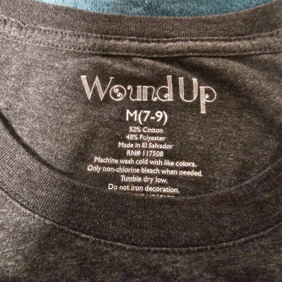 3/$10 Wound Up "Proud Supporter..." Heather Gray Tee size Medium - Picture 2 of 3